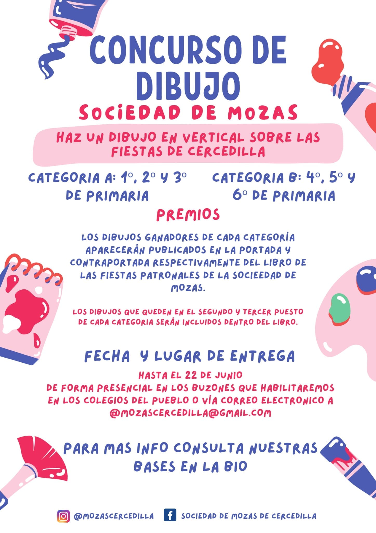 Sociedad de Mozas de Cercedilla invita a los más jóvenes a participar en su primer concurso de dibujo