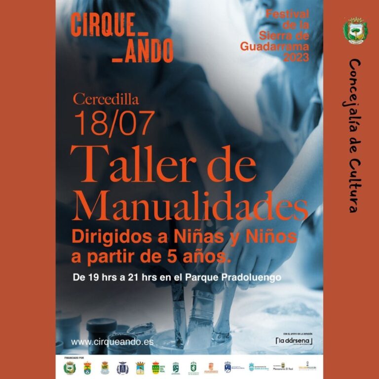 Taller de Manualidades Circenses para niños en Cercedilla este julio