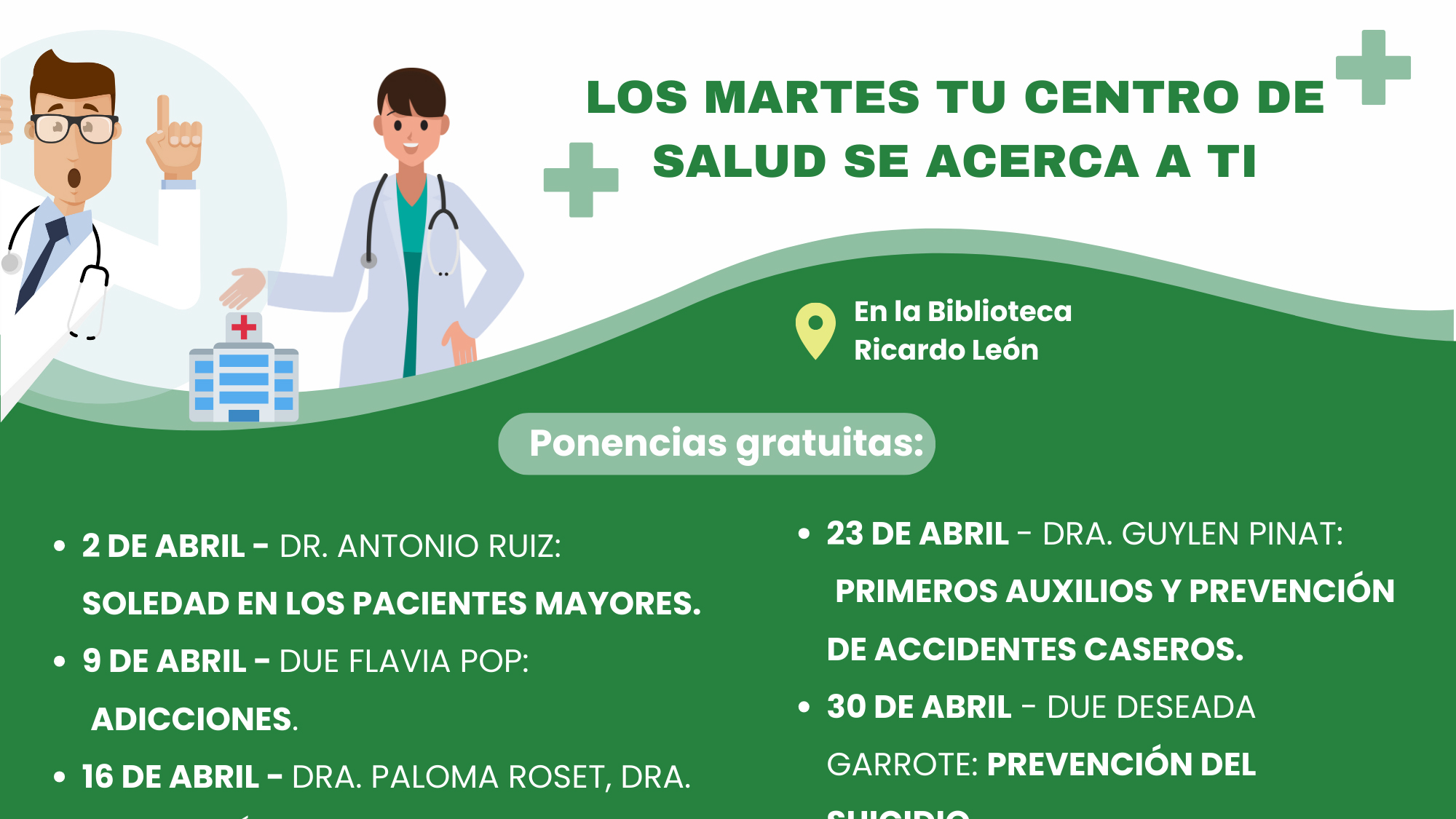 Médicos y Enfermeros del Centro de Salud Imparten Charlas Informativas para los Galapagueños