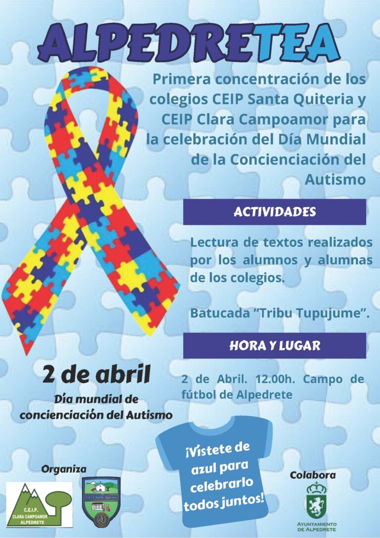 Primera Edición de AlpedreTEA en Conmemoración del Día Mundial de Concienciación Sobre el Autismo