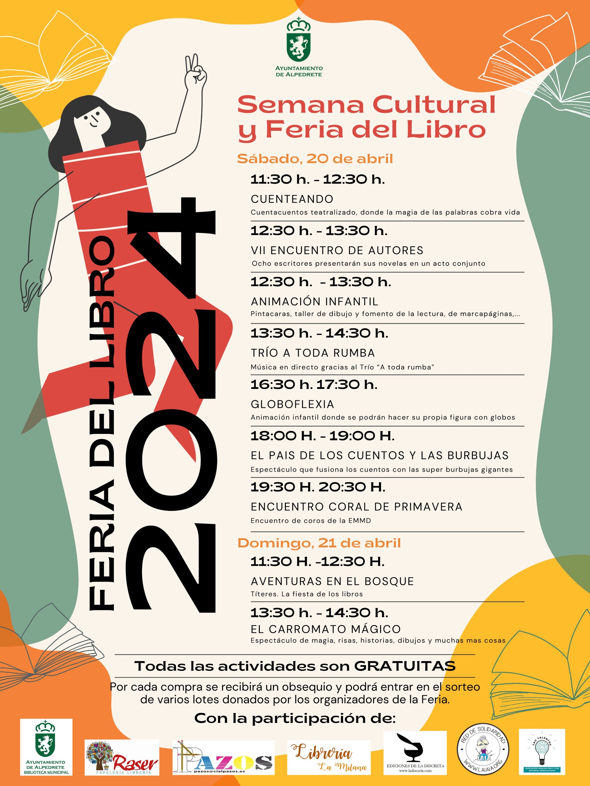 Alpedrete celebra su Semana Cultural y Feria del Libro: Lectura, Arte y Diversión en la Sierra de Guadarrama