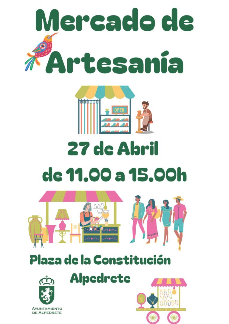 Este Sábado, No Te Pierdas el Mercadillo de Artesanía Local