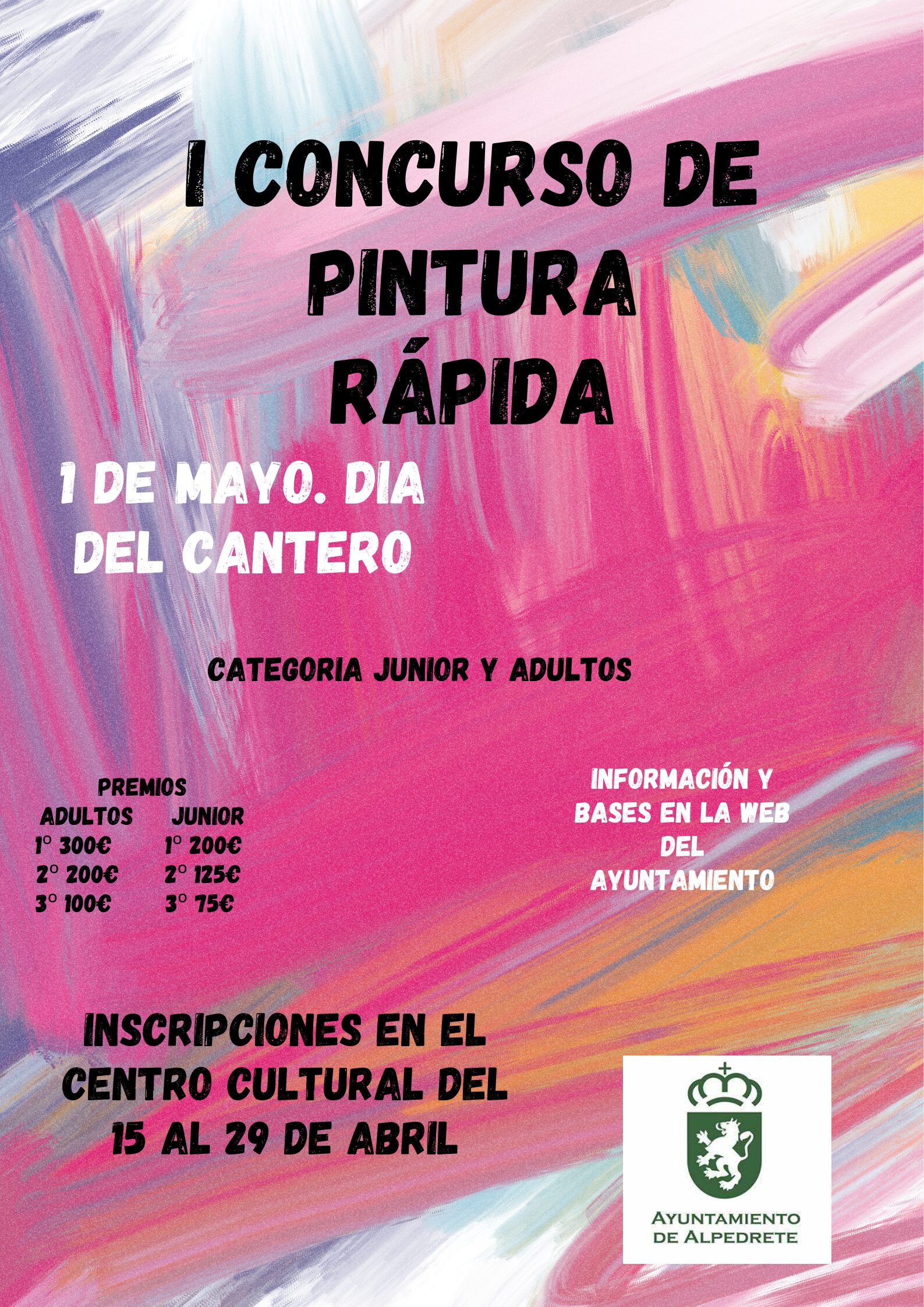 Sumérgete en la Cultura de Alpedrete: ¡Inscríbete en el Primer Concurso de Pintura Rápida!