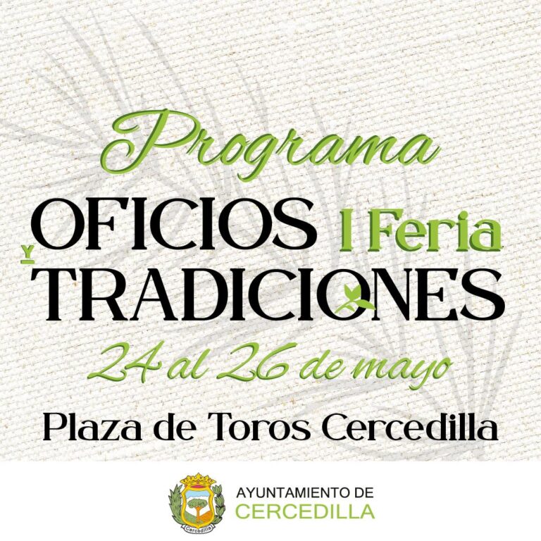 Conoce los secretos del pasado en la primera Feria de Oficios y Tradiciones de Cercedilla