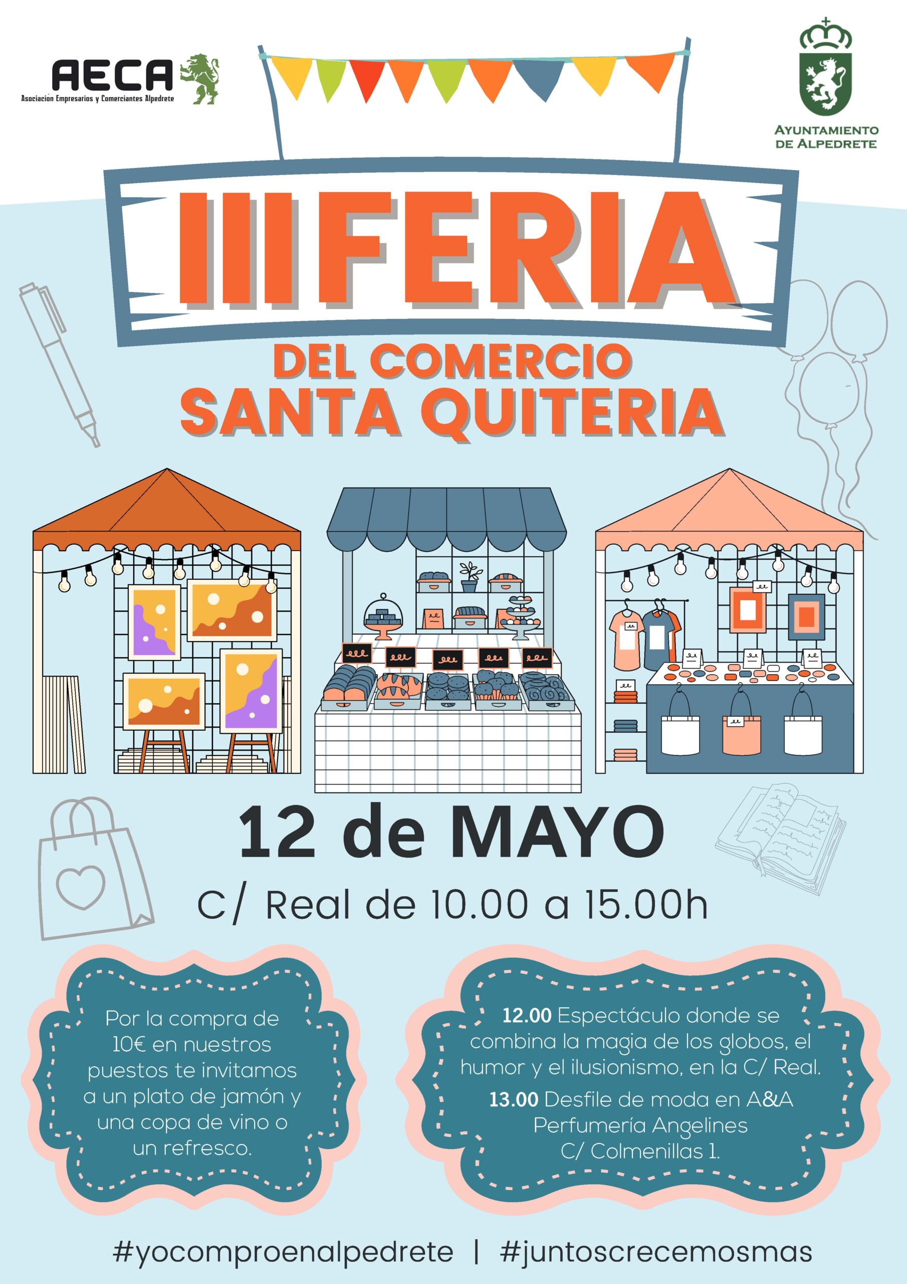 Descubre las Novedades y Ofertas en la III Feria del Comercio Santa Quiteria en Alpedrete