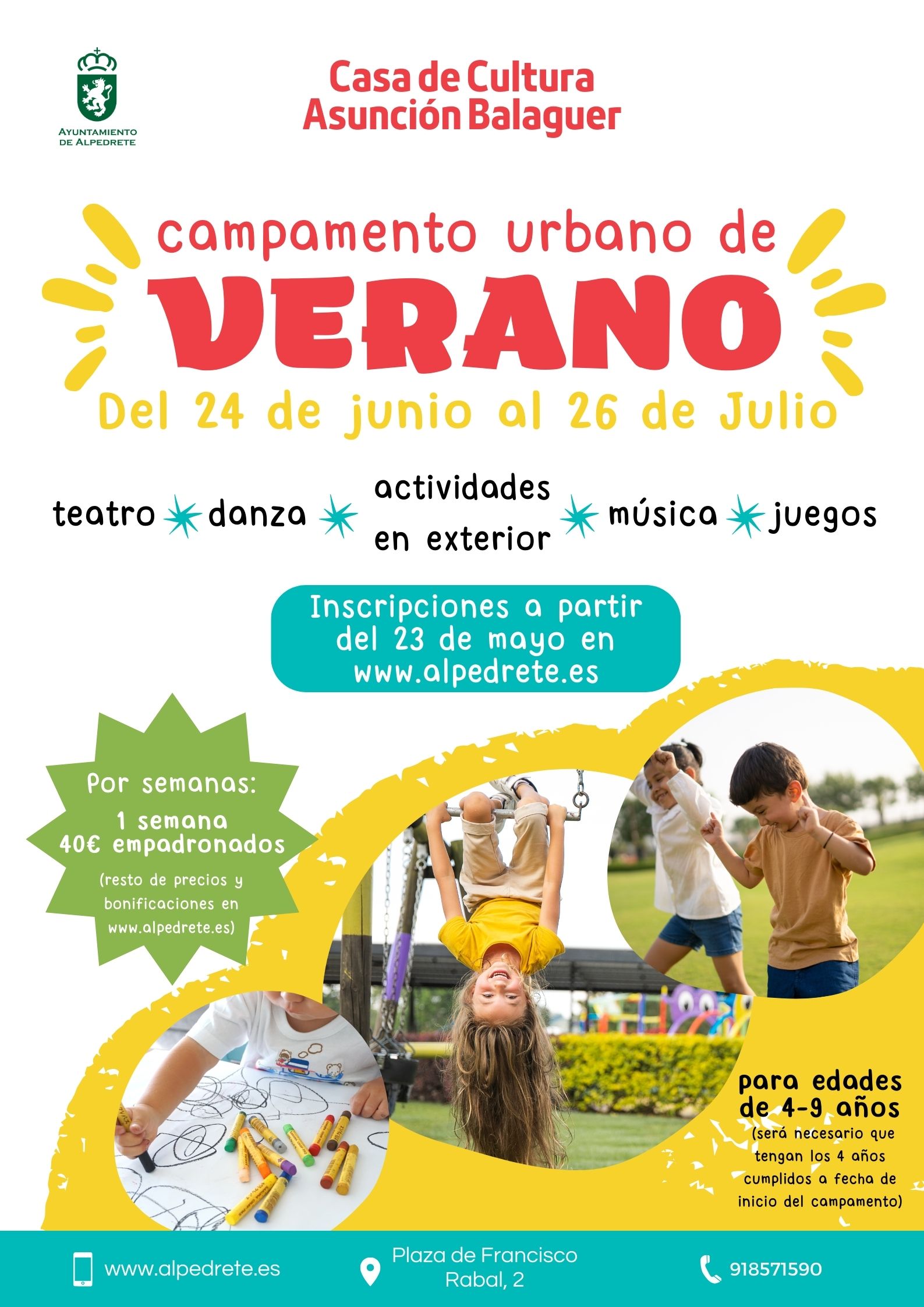 Sumérgete en el Arte y la Cultura: Campamento Urbano 2024, la Experiencia Creativa del Verano