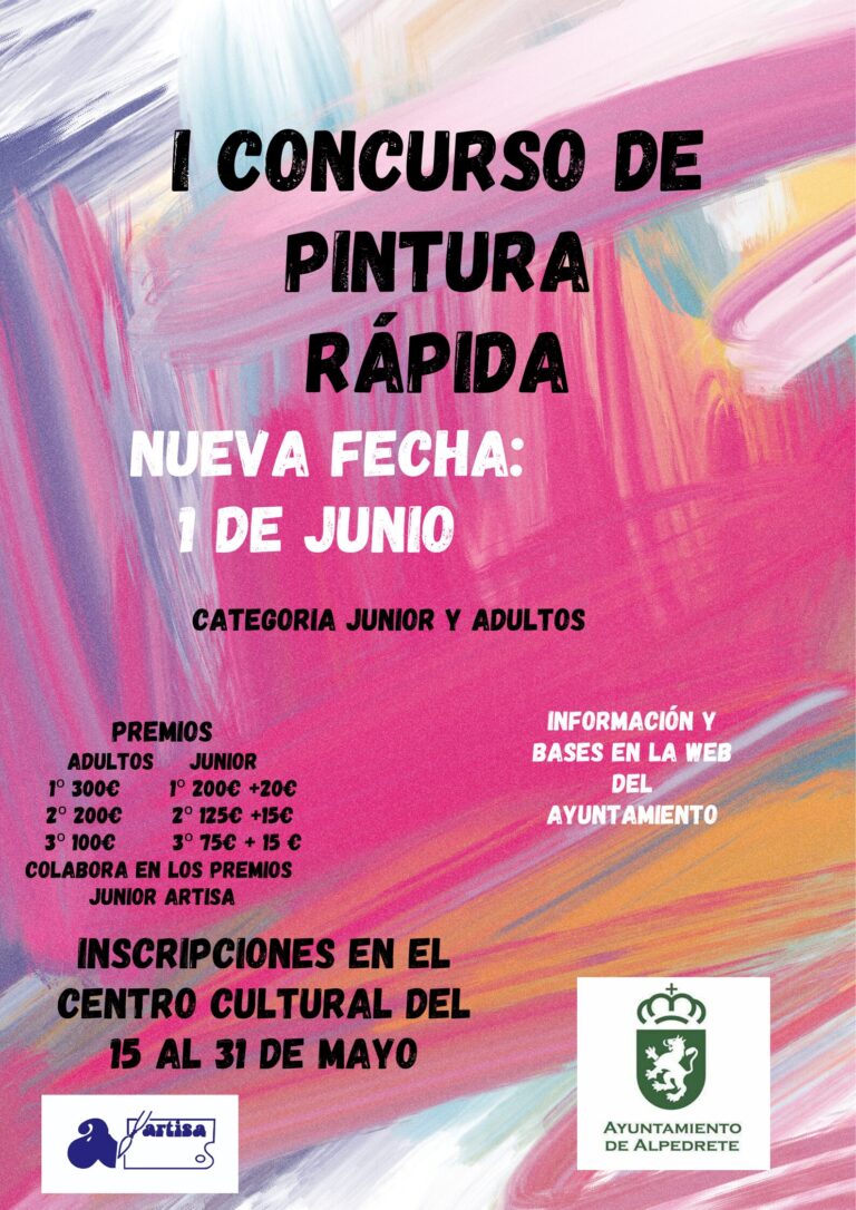 Únete al I Concurso de Pintura Rápida y Festeja la Tradición Cultural de Alpedrete
