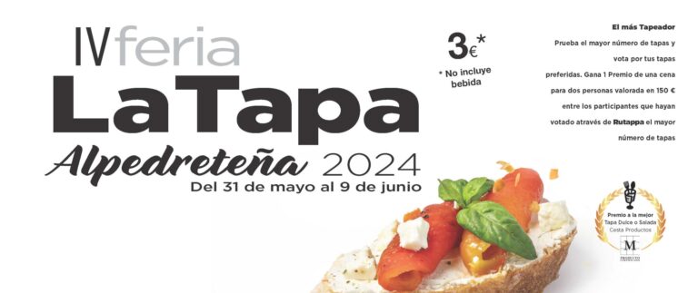 Vive y Saborea la Gastronomía Local en la IV Feria de la Tapa de Alpedrete