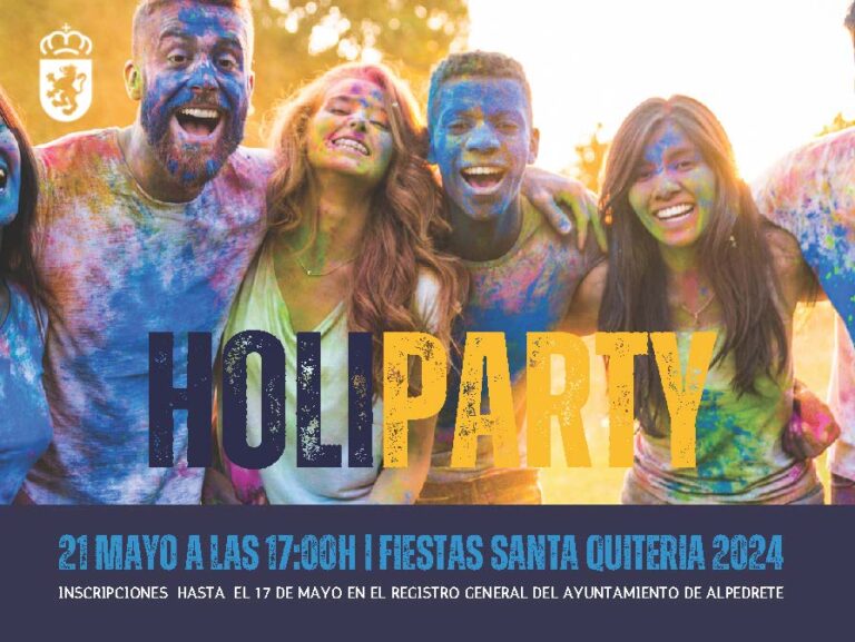 ¡No te Pierdas la Festiva Holi Party en Alpedrete: Un Torbellino de Colores, Música y Diversión!