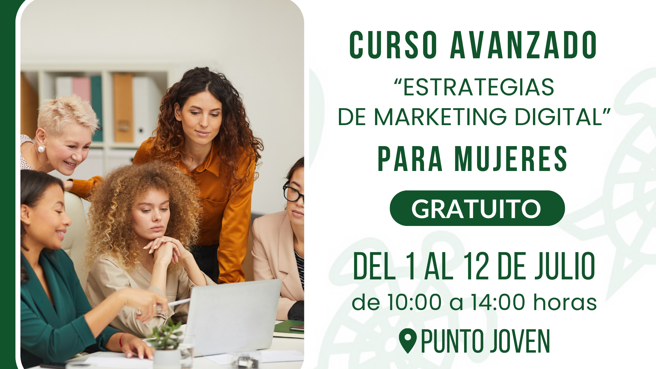 Nuevo Curso Avanzado de Estrategias de Marketing Digital para Mujeres Inicia el 1 de Julio