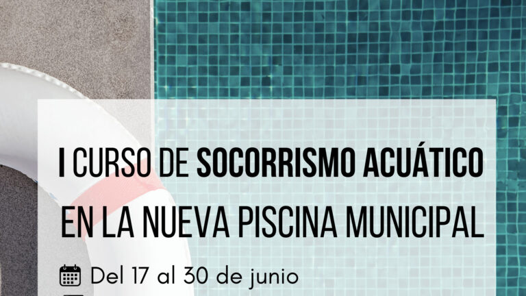 Se inaugura el primer curso de socorrismo acuático en la recién estrenada piscina municipal