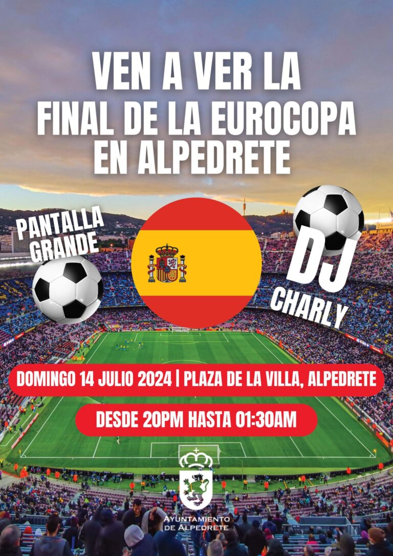 El Ayuntamiento de Alpedrete Celebra el Final de la Eurocopa con Gran Evento Ciudadano
