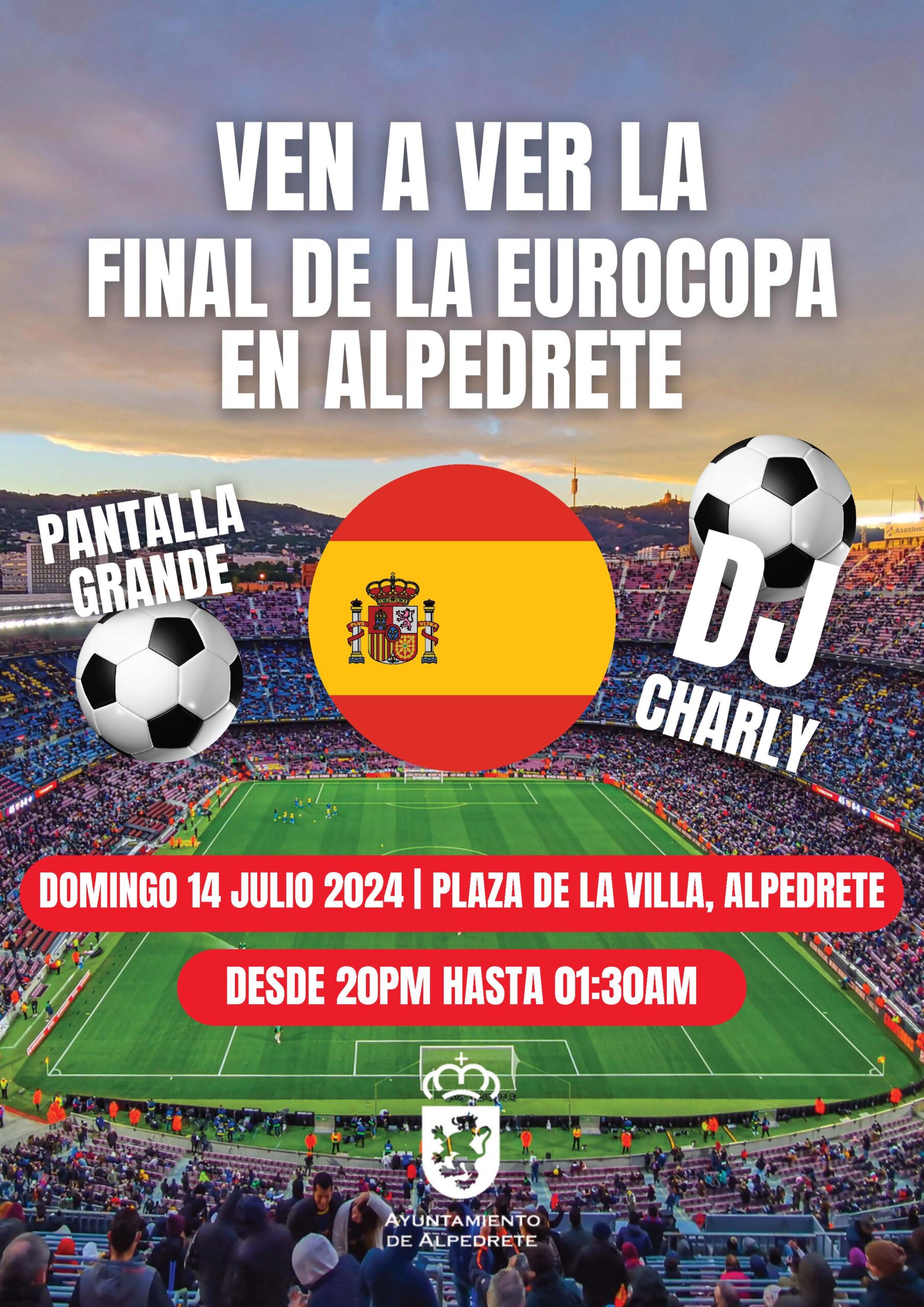 El Ayuntamiento de Alpedrete Celebra el Final de la Eurocopa con Gran Evento Ciudadano