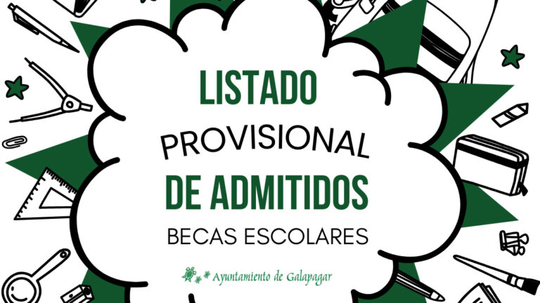 Galapagar divulga la lista provisional de estudiantes admitidos para sus becas escolares