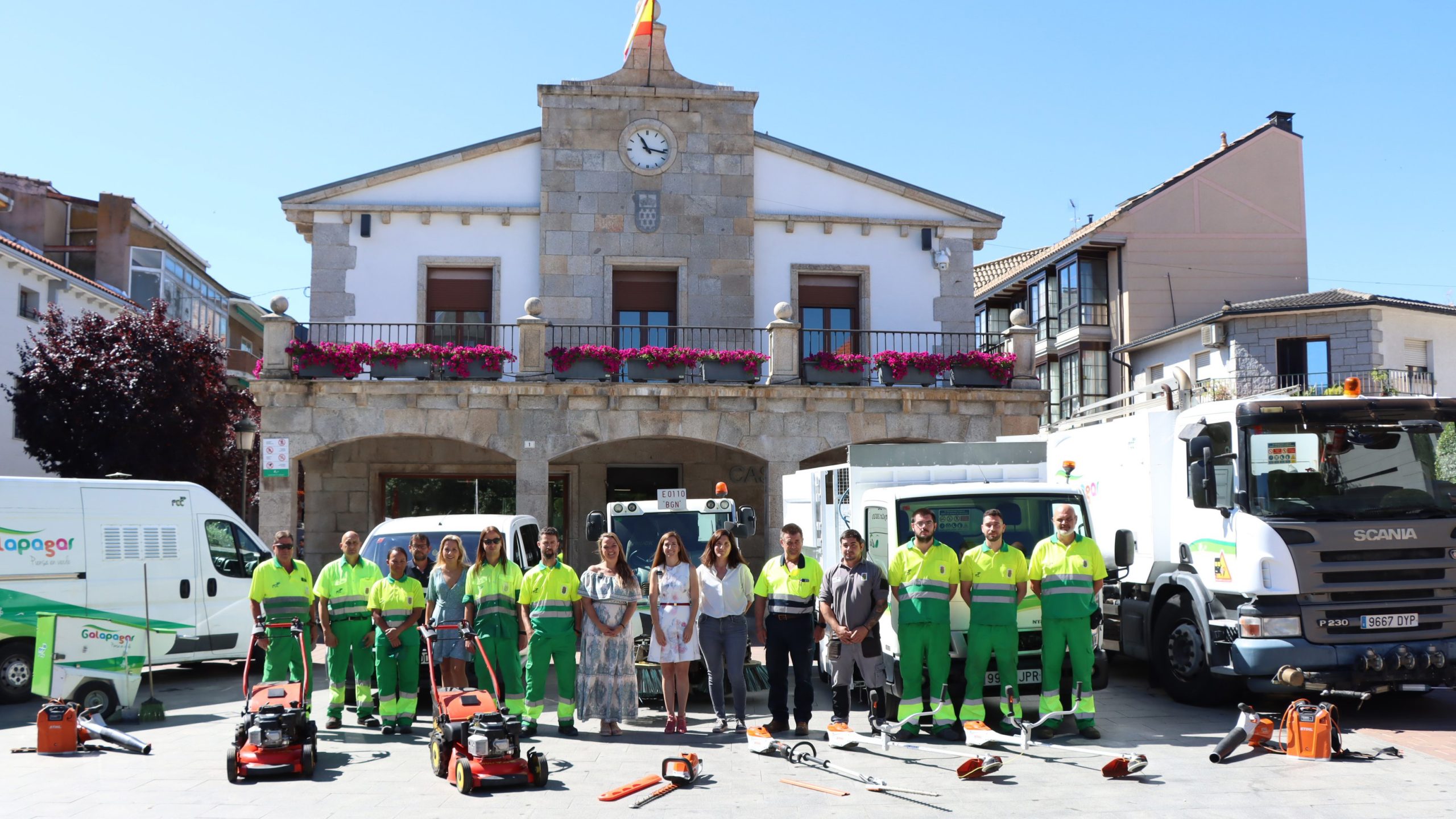 Galapagar se Prepara para el Verano con un Extraordinario Operativo de Limpieza