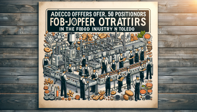 Adecco Ofrece 50 Puestos de Trabajo para Operarios en la Industria Alimentaria en Toledo