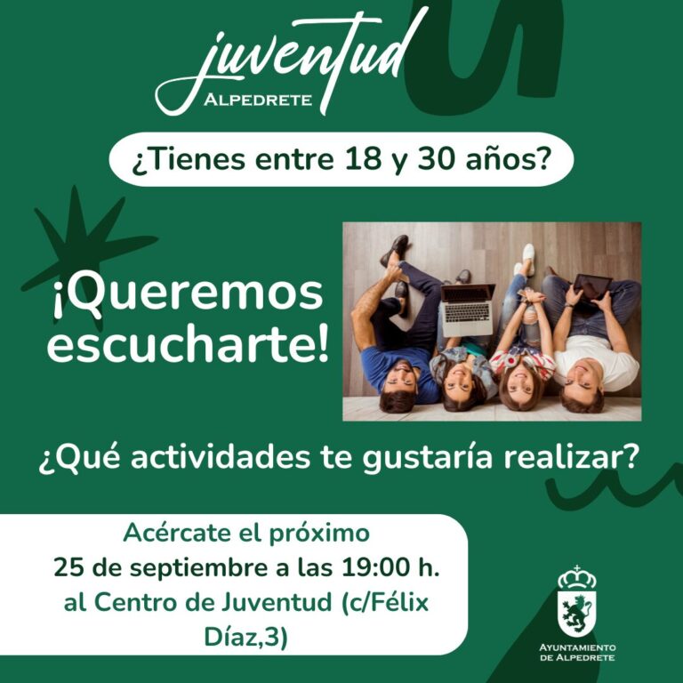 Participa y Hazte Escuchar: Invitamos a Todos los Jóvenes al Encuentro Comunitario en Nuestro Centro de Juventud
