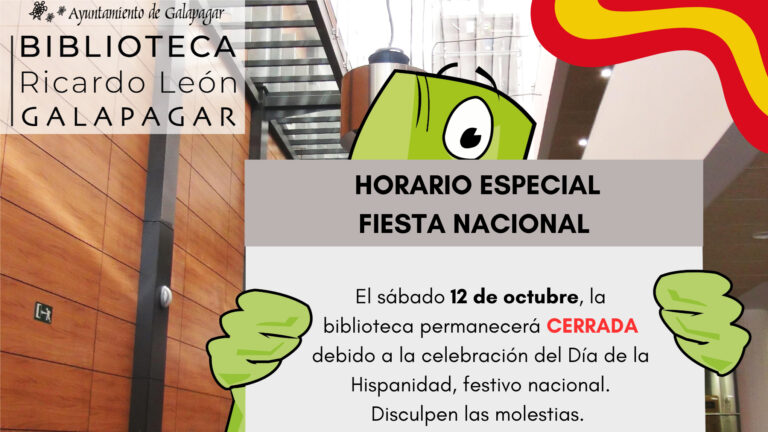 Cierre de Dependencias Municipales por la Celebración del 12 de Octubre: Día de la Fiesta Nacional