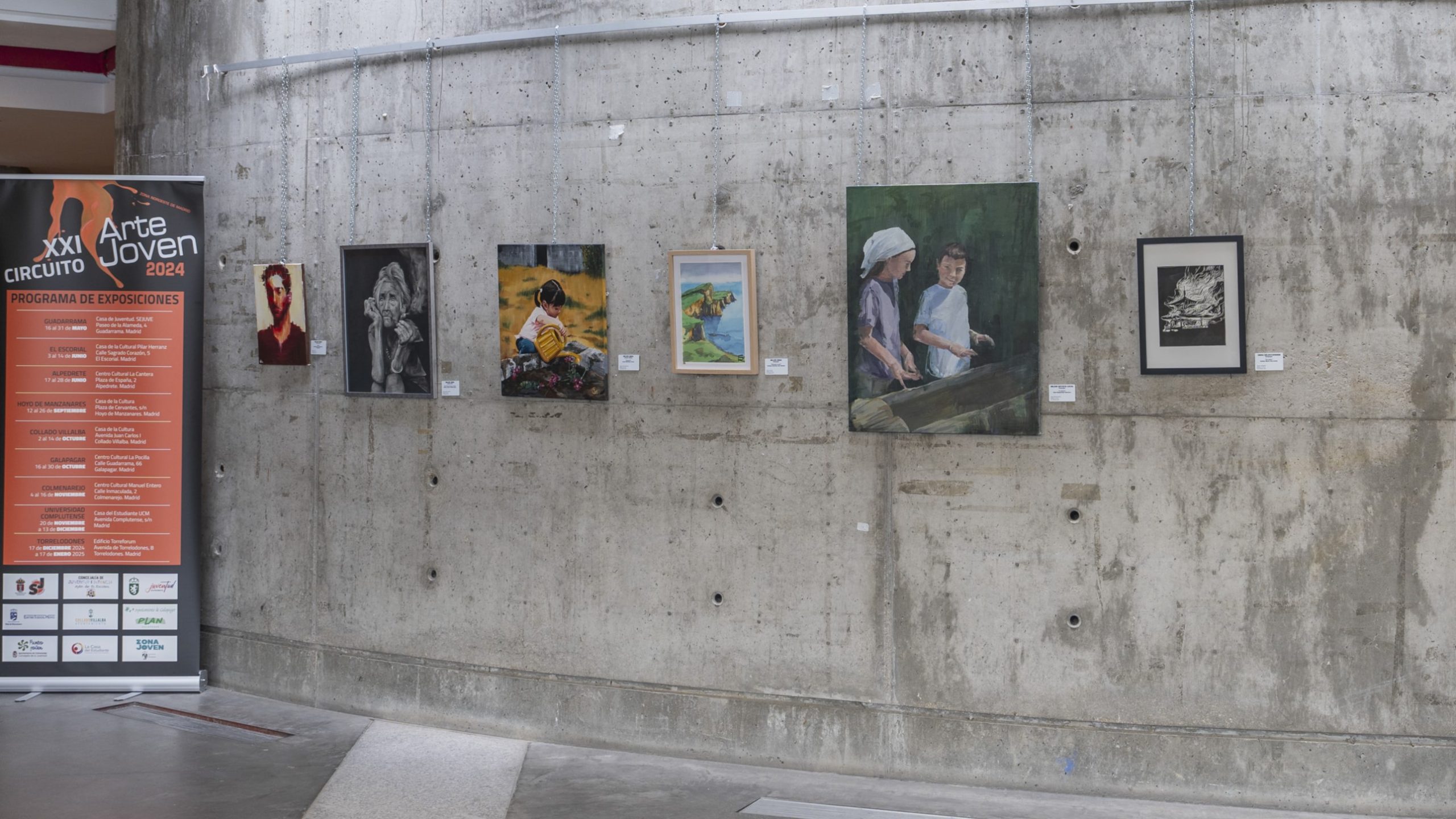 El Circuito de Arte Joven despliega su talento en una nueva exposición en Galapagar