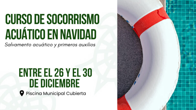 Galapagar anuncia nuevo curso de socorrismo acuático para estas Navidades