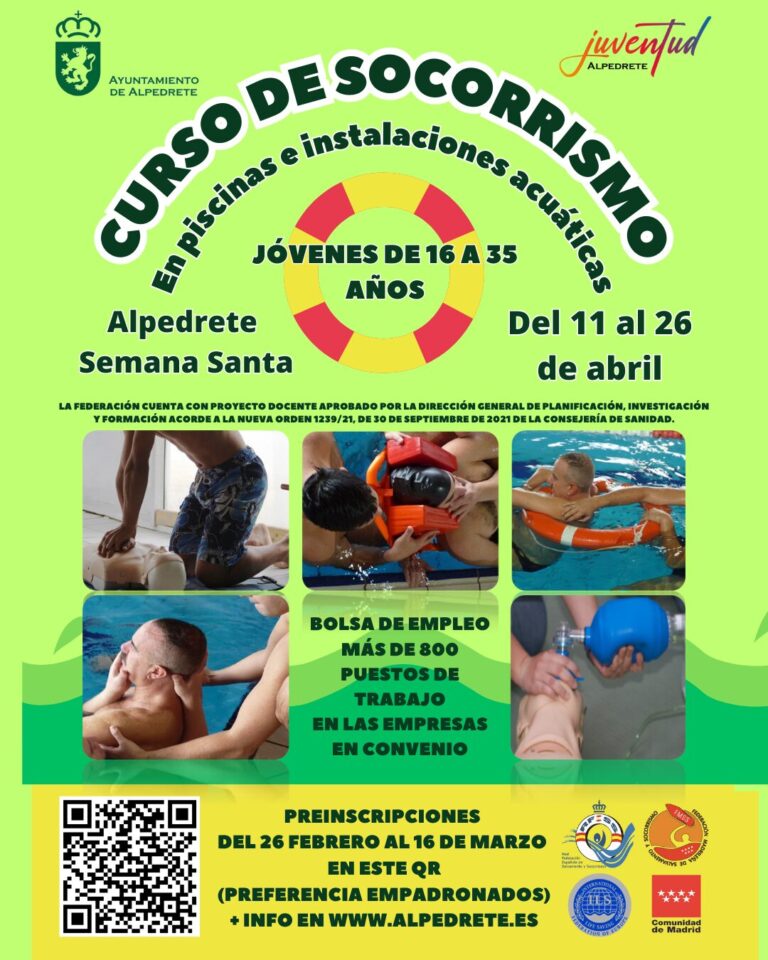 Jóvenes de Alpedrete: Nuevas Oportunidades de Empleo a través del Curso de Socorrismo