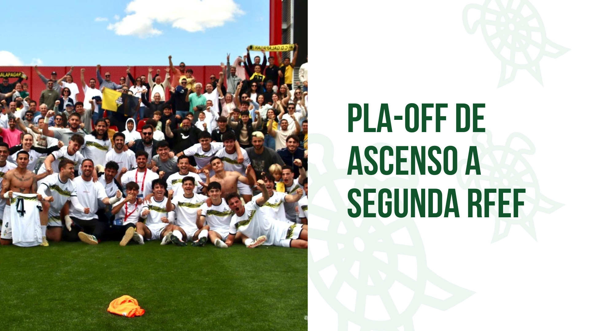 El CD Galapagar busca la remontada ante el Rayo Vallecano B en el play-off de ascenso a Segunda RFEF
