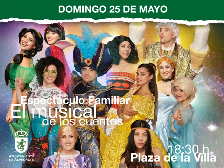 El musical de los cuentos llenará de fantasía la plaza de la Villa este domingo