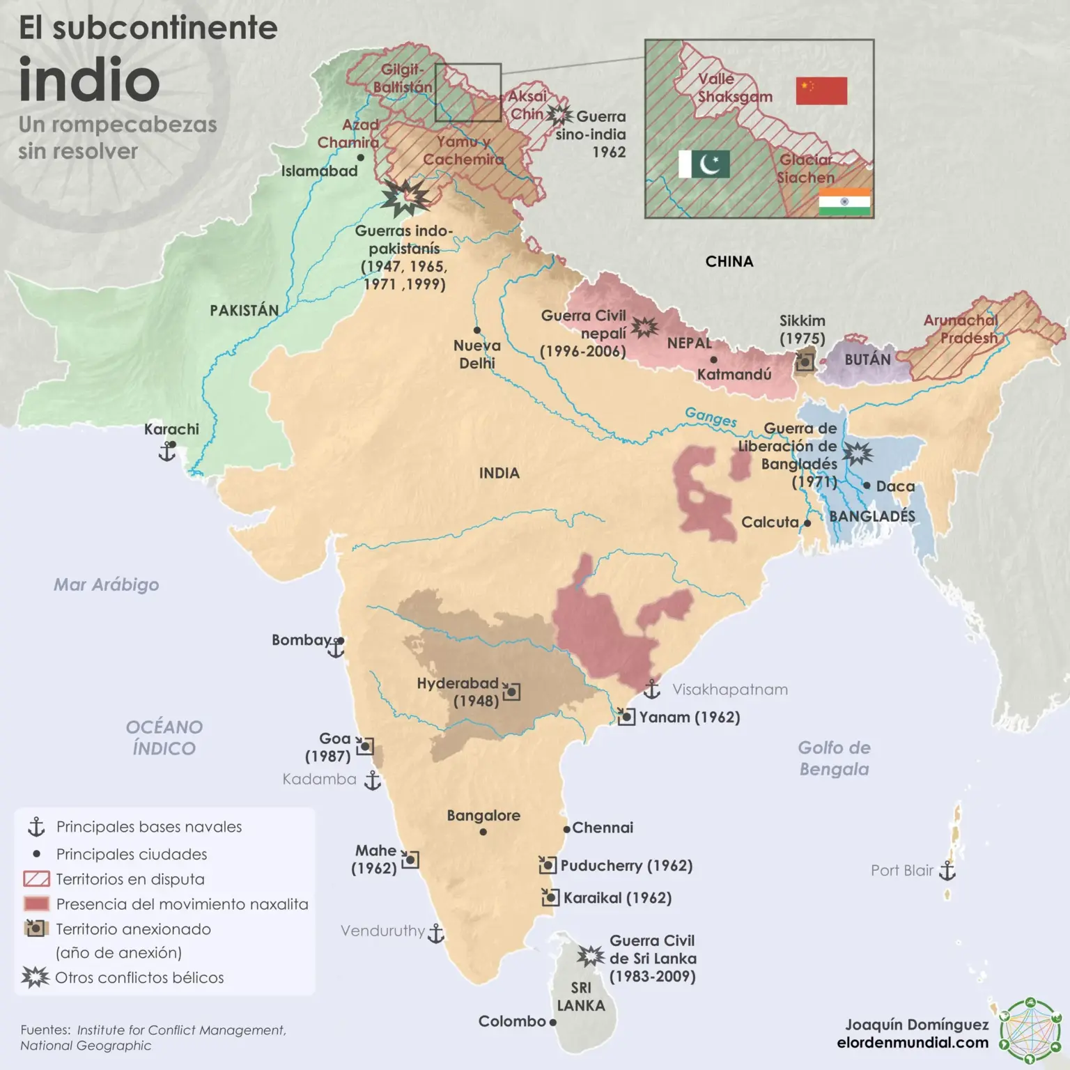 India y Pakistán: una rivalidad geopolítica entre historia, religión y poder nuclear