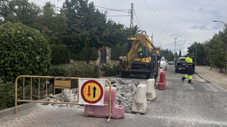 Galapagar mejora el pavimento de la calle Torreón con una inversión de 50.000 euros