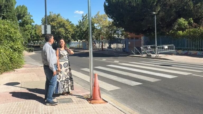Mejoras en iluminación de pasos de cebra y badenes para aumentar la seguridad vial en la carretera de Guadarrama