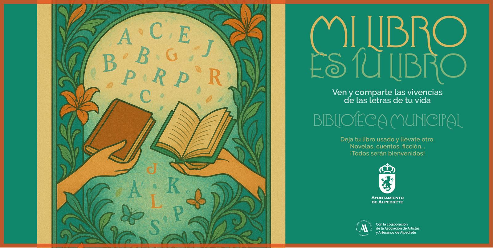 Mi libro es tu libro: un rincón para compartir historias en la Biblioteca Municipal