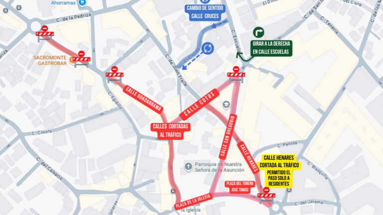 Restricciones de tráfico anunciadas para las Fiestas Patronales de San Lorenzo