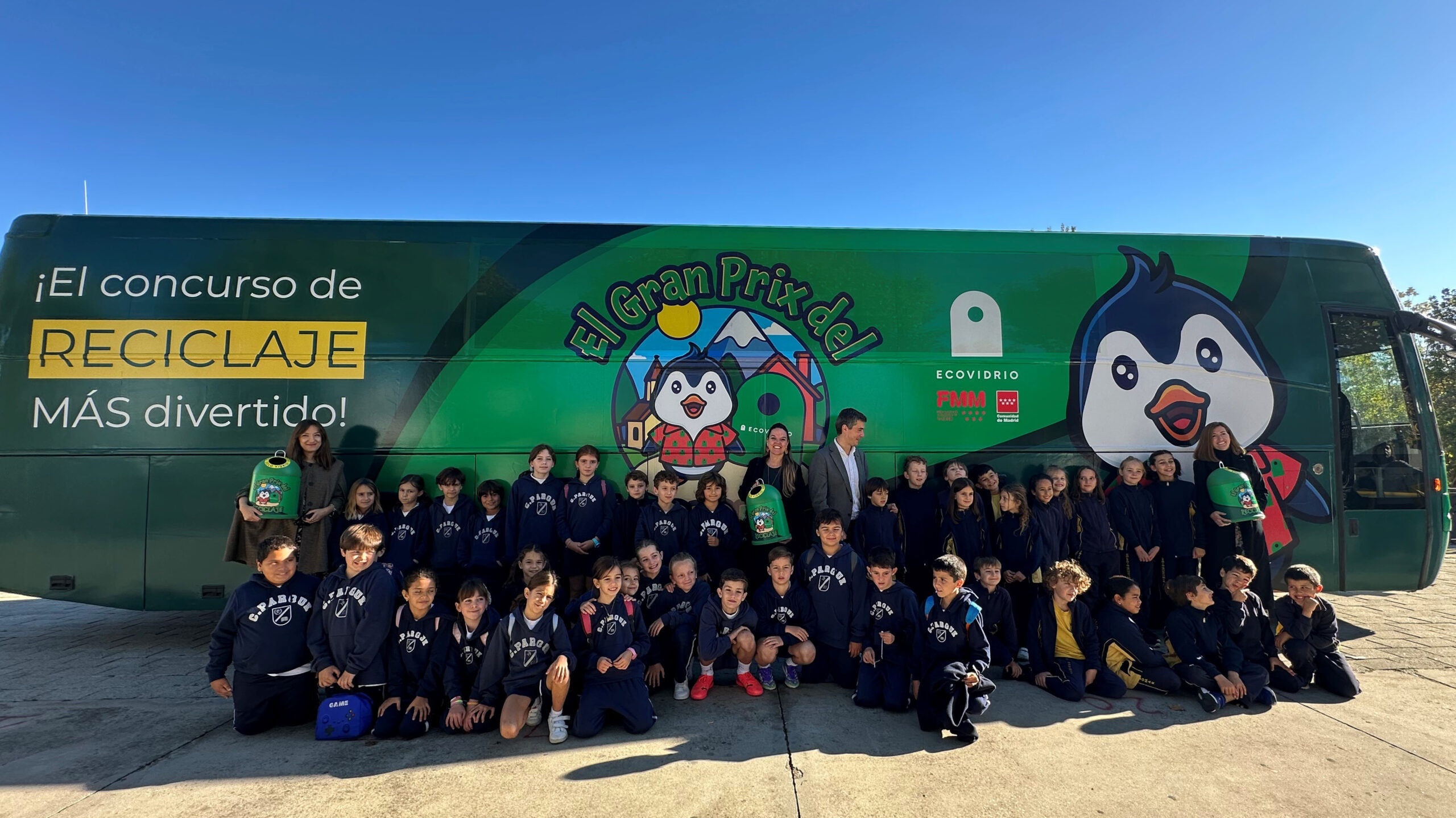 Escolares de Galapagar participan en Gran Prix para aprender a reciclar