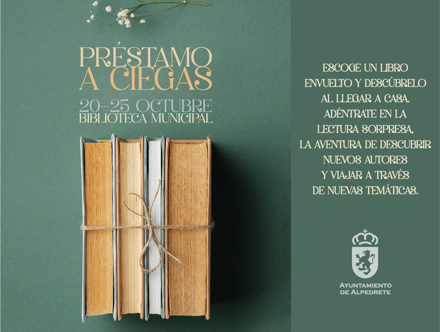 Préstamo a ciegas: Descubre el misterio literario en el Día Internacional de las Bibliotecas