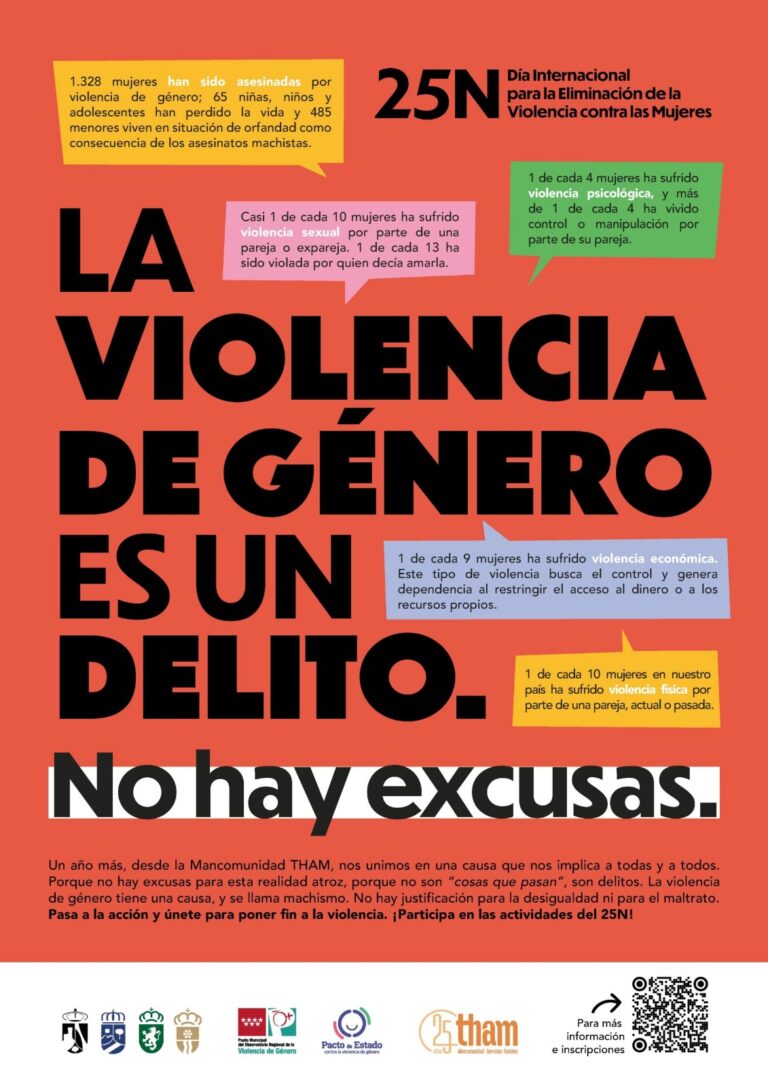 Alpedrete conmemora el Día Internacional para la Eliminación de la Violencia contra las Mujeres con diversas actividades