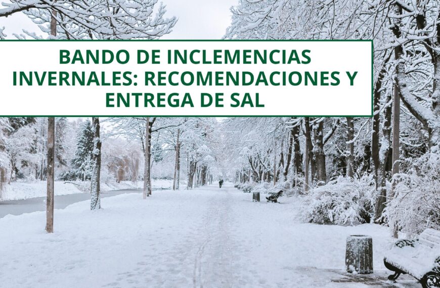 Entrega de sal establecida en el Plan de Inclemencias Invernales para área en Nivel I