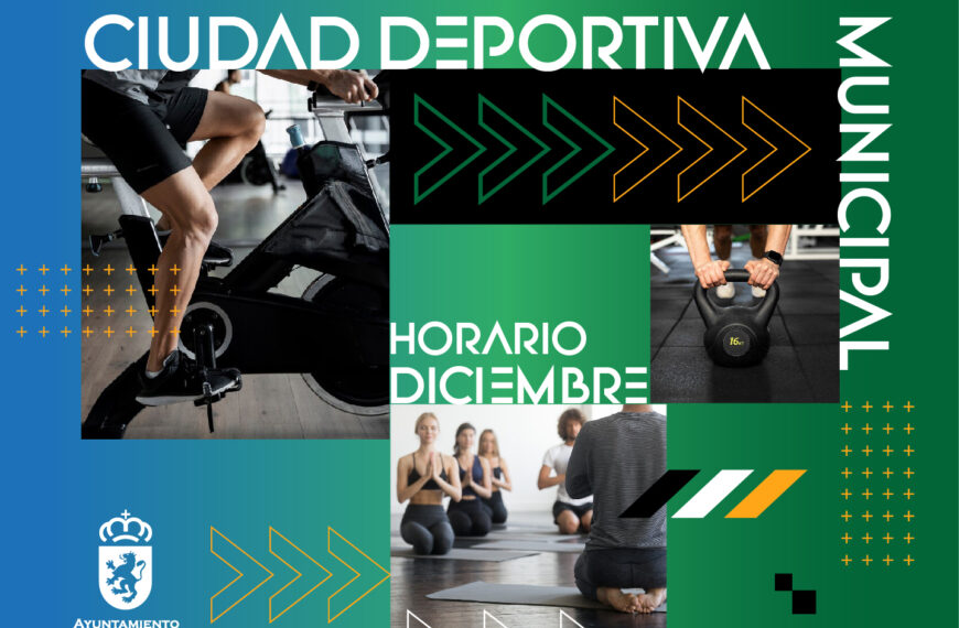 Horario de diciembre en la Ciudad Deportiva Municipal: apertura y actividades ajustadas a las festividades