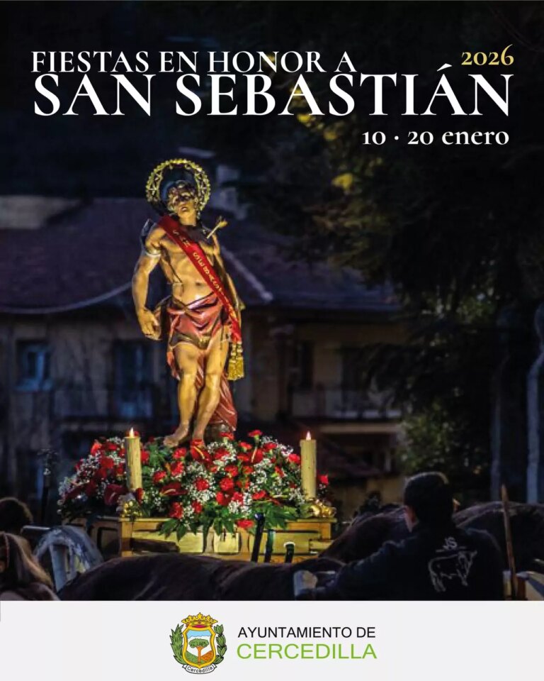 Cercedilla celebra sus fiestas en honor a San Sebastián 2026: diversión, tradiciones y comunidad en cada rincón del pueblo