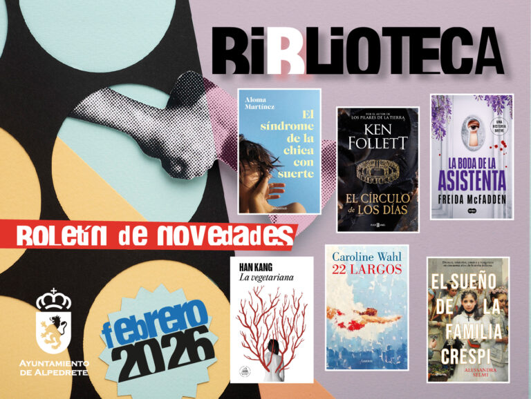 Descubre las novedades de febrero 2026 en la Biblioteca Municipal: libros, eventos y más