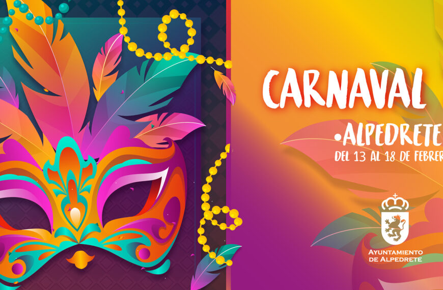 Prepárate para el Carnaval 2026 en Alpedrete: ¡Diversión y color en todas las calles!