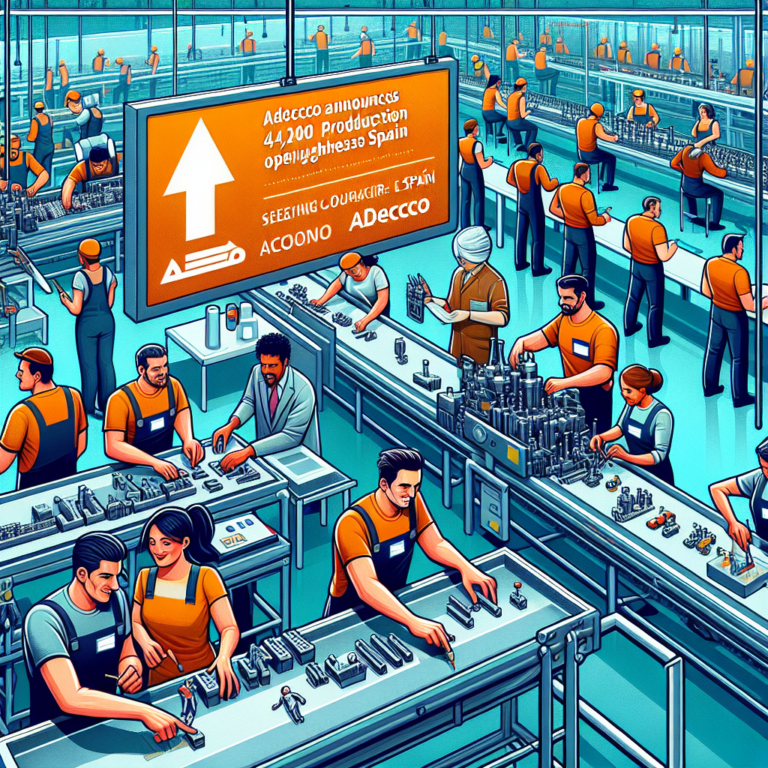 Adecco Lanza Oportunidad Laboral: Se Buscan 4.200 Operarios/as de Producción en Toda España