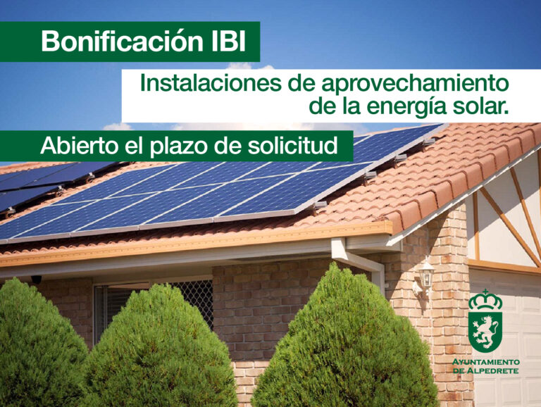 Bonificación en el IBI para instalaciones de aprovechamiento de energía solar: ahorro y sustentabilidad para tu hogar