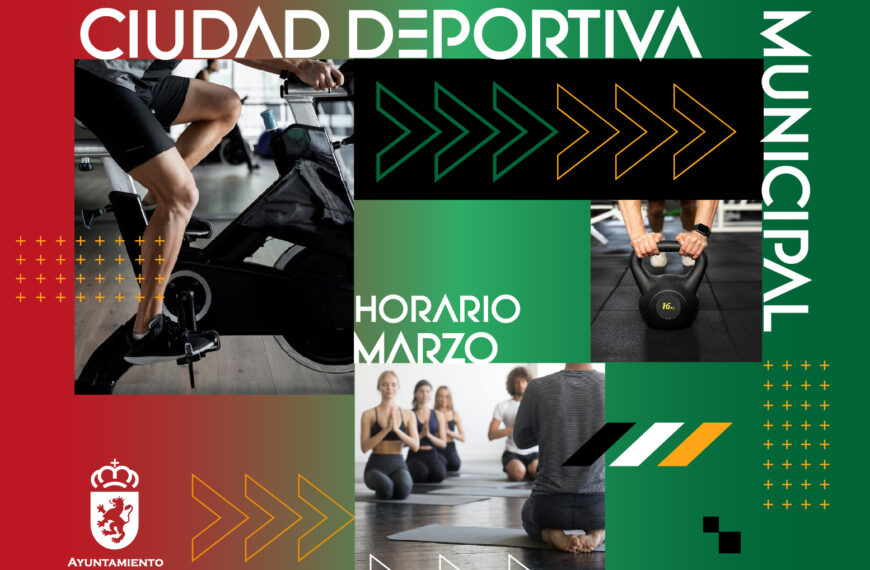 Horario de marzo en la Ciudad Deportiva Municipal: actividades y servicios disponibles