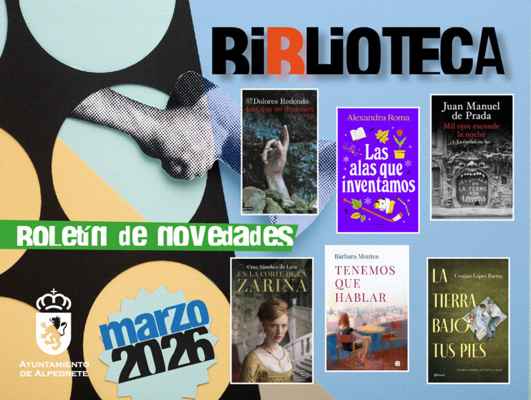 Novedades de marzo 2026: descubre lo último en la Biblioteca Municipal