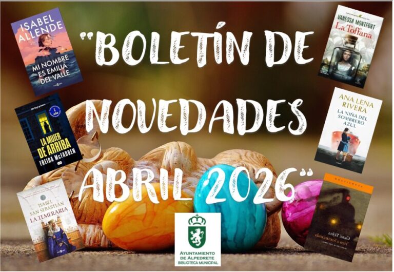 Novedades de abril 2026: descubre los nuevos libros en la Biblioteca Municipal