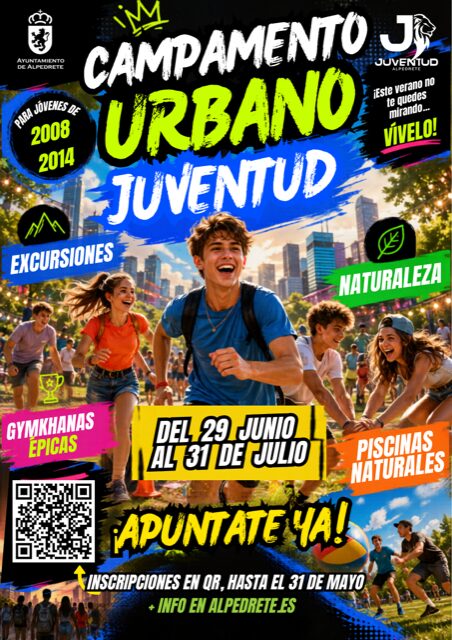 Campamento urbano de juventud 2026 en Alpedrete: una experiencia inolvidable para los jóvenes
