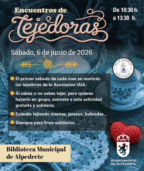 Último encuentro de tejedoras antes del verano: creatividad y amistad en cada puntada