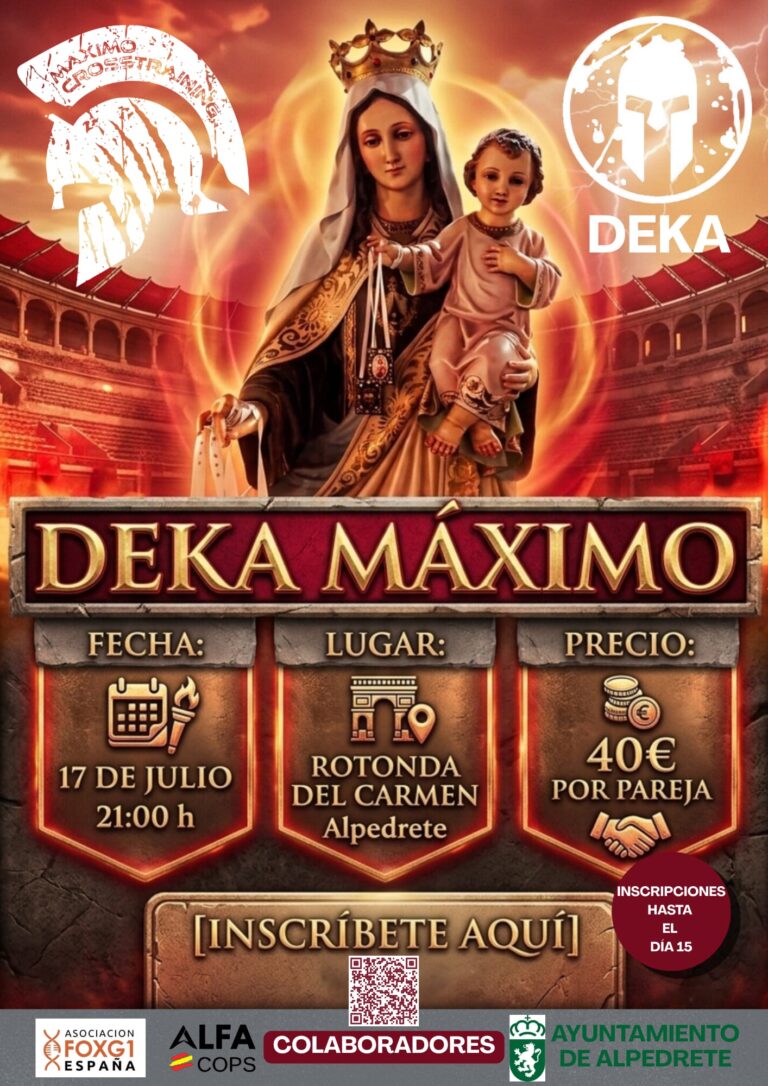 Alpedrete se prepara para el evento deportivo y solidario «Deka Máximo»