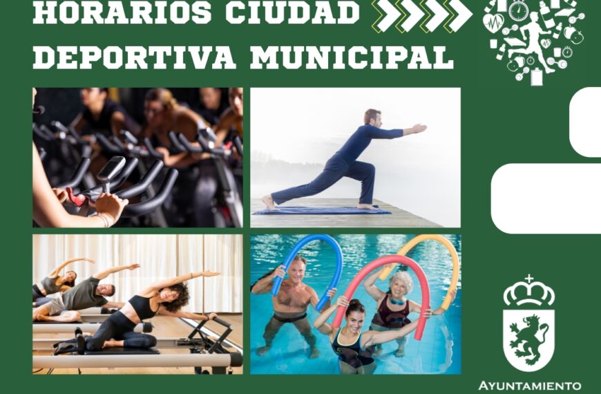 Horarios de la Ciudad Deportiva Municipal de Alpedrete del 13 al 26 de julio de 2026
