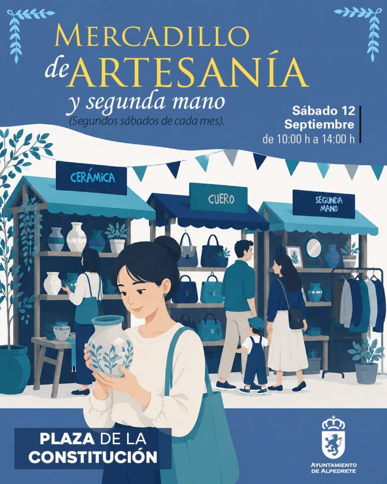 Gran Oportunidad en el Mercadillo de Artesanía y Segunda Mano del 12 de Septiembre de 2026